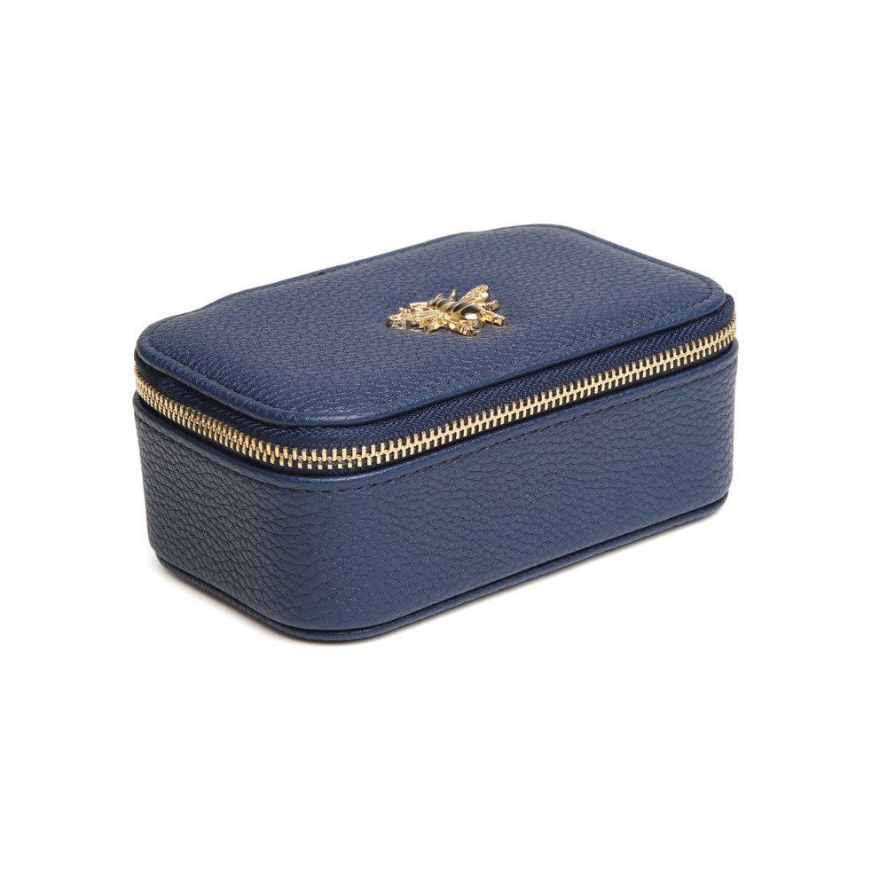 Alice Wheeler - Mini Jewellery Box - AW5948 - Navy - Accessories