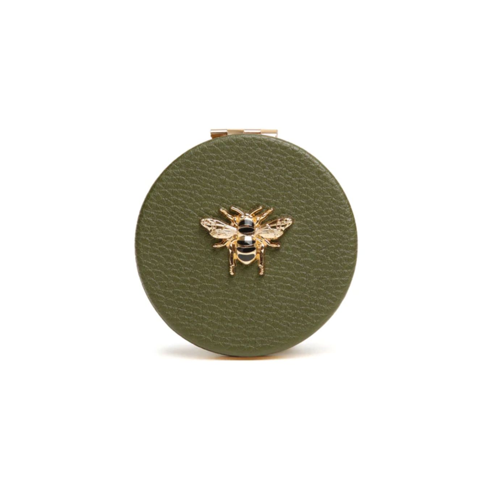 Alice Wheeler - Compact Mirror - AW6210 - Olive - Mirrors