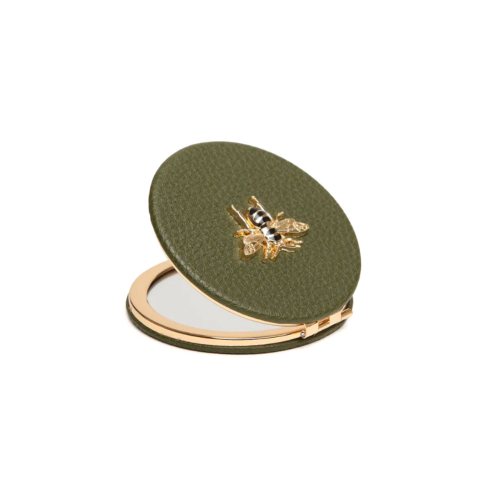 Alice Wheeler - Compact Mirror - AW6210 - Olive - Mirrors