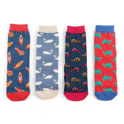 Miss Sparrow - Boys 4-6 Years Little Prince Socks Gift Box - Navy - Socks