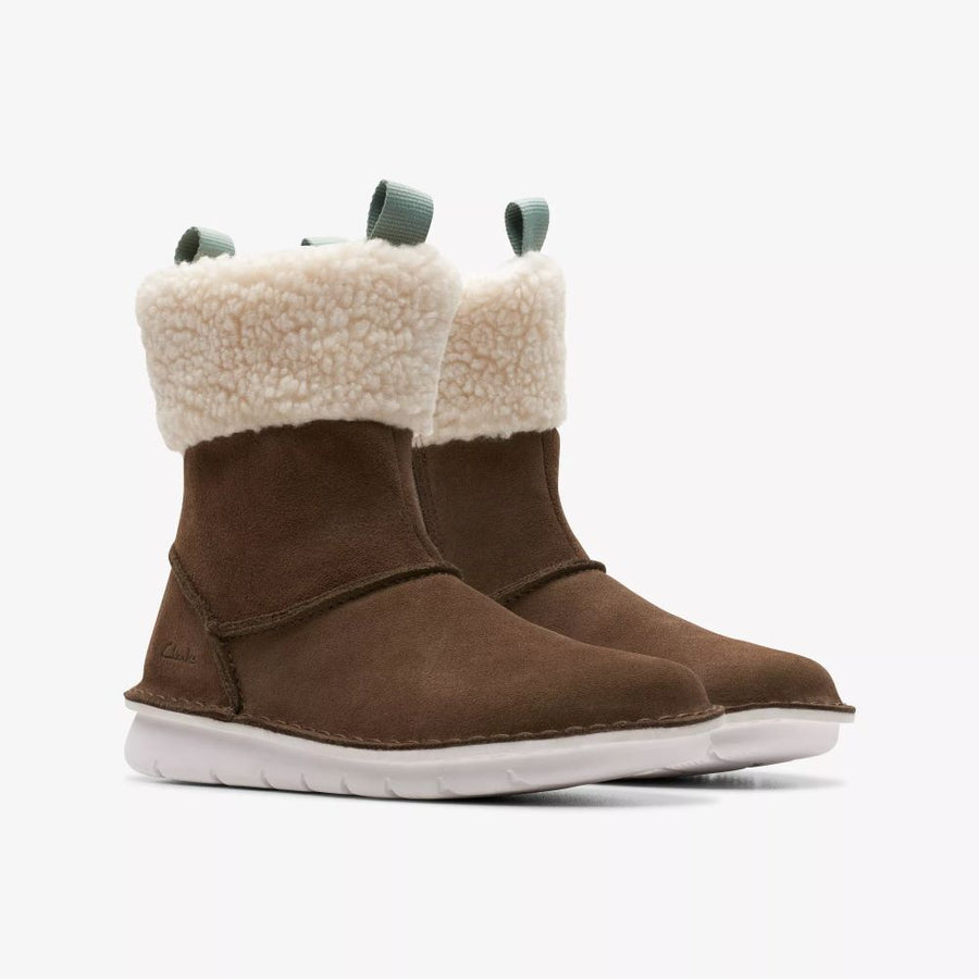 Clarks - BanbrookWarmK. - Walnut Suede - Boots