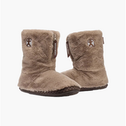 Bedroom Athletics - Monroe Classic Faux Fur Slipper Boot - Taupe / Deep Taupe - Slippers