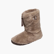 Bedroom Athletics - Monroe Classic Faux Fur Slipper Boot - Taupe / Deep Taupe - Slippers