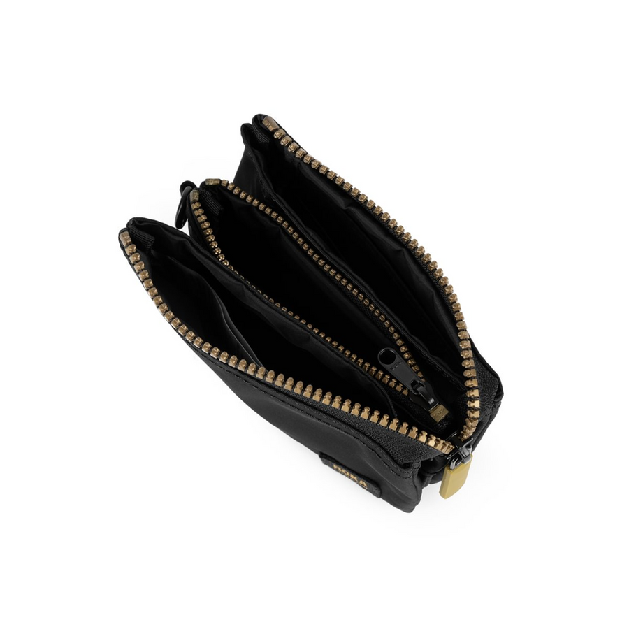 Roka - Gold Label Carnaby Small Wallet in Black Nylon