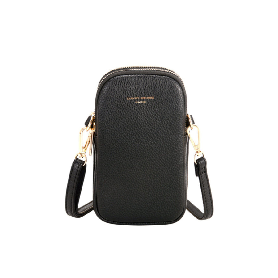 Nova Leathers - Double Zip Phone Case - Cm6814A Black