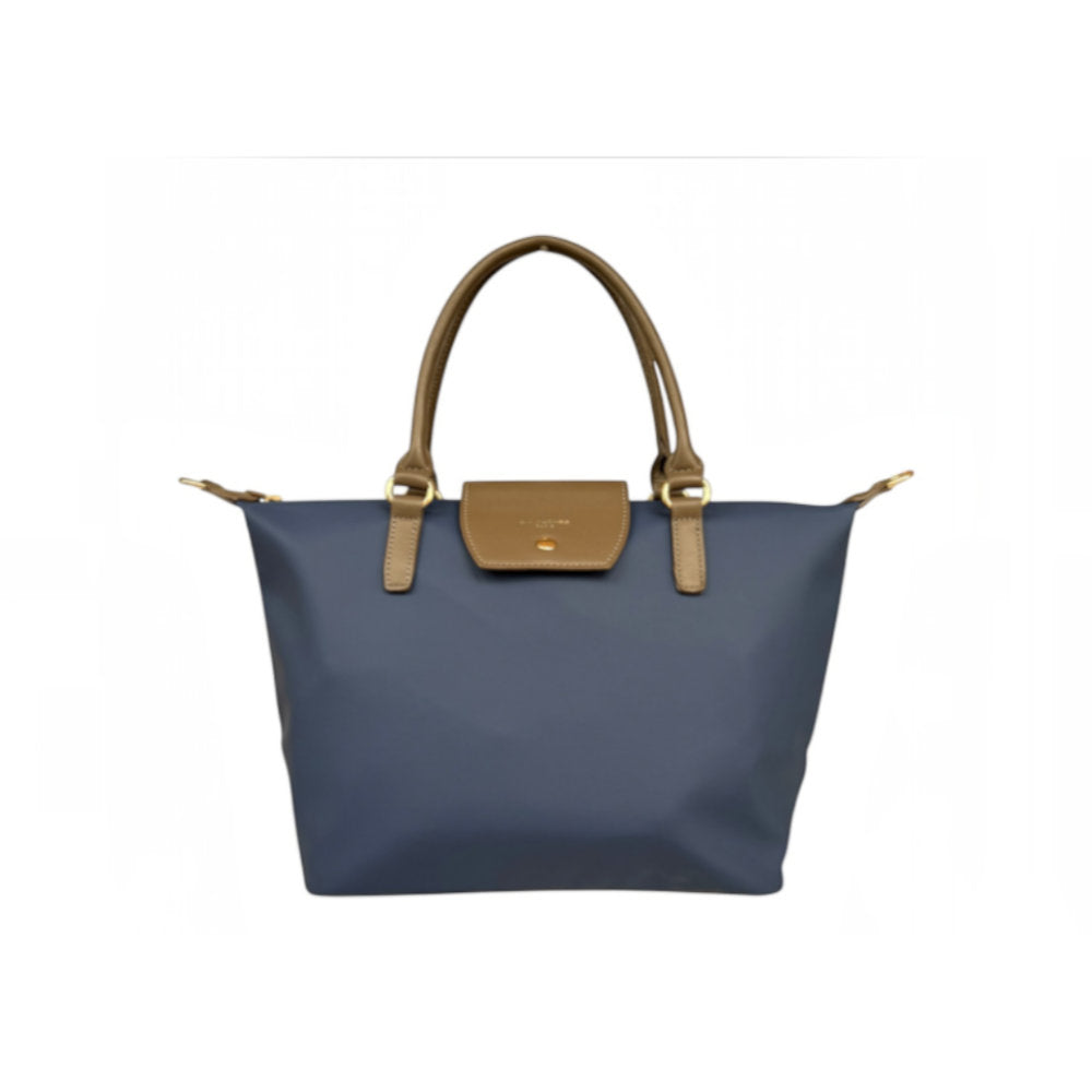 Nova Leathers - Medium Tab Over Tote Bag - Cm7331 Bering Sea