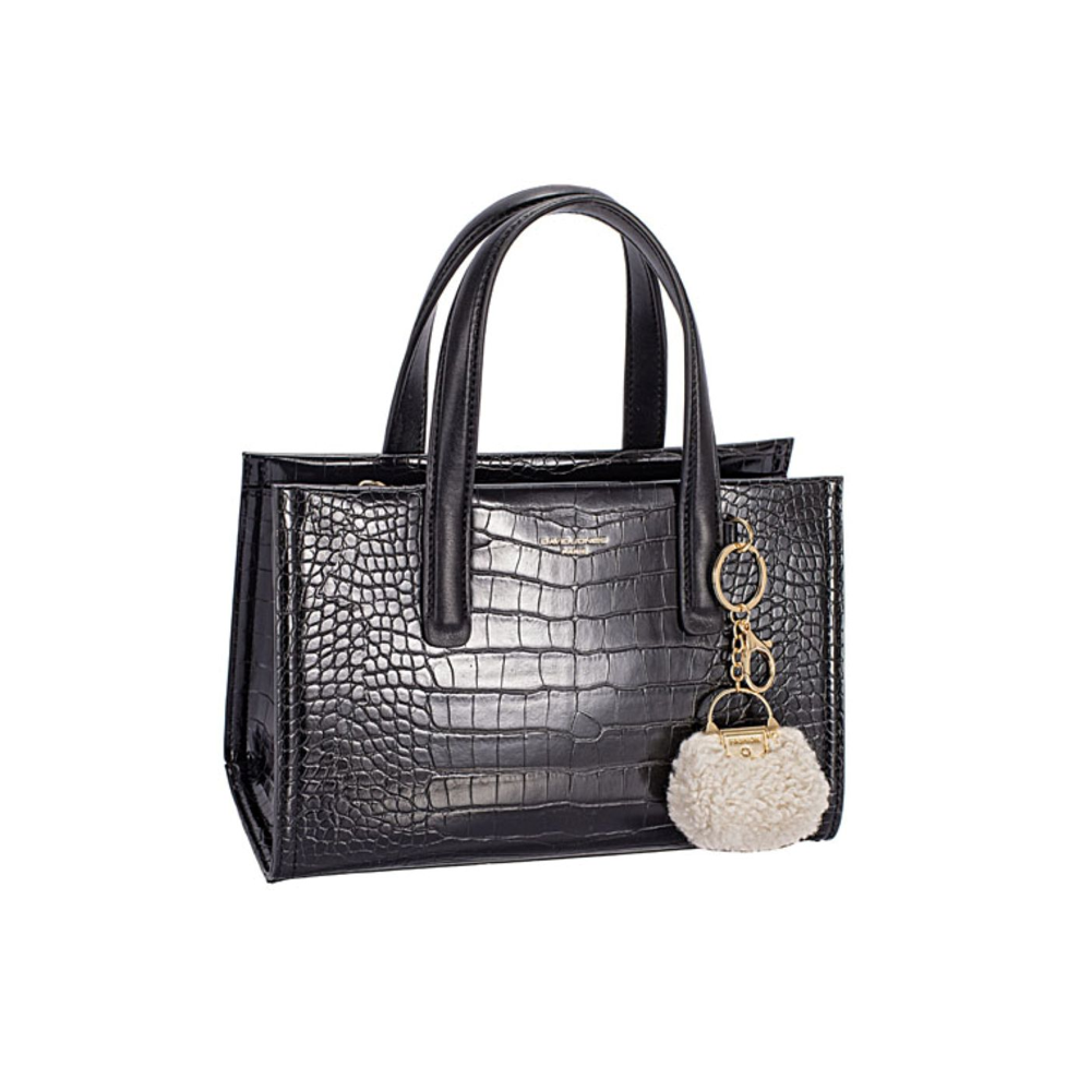 Nova Leathers - Faux Croc Grab - CM7711A Black - Bags