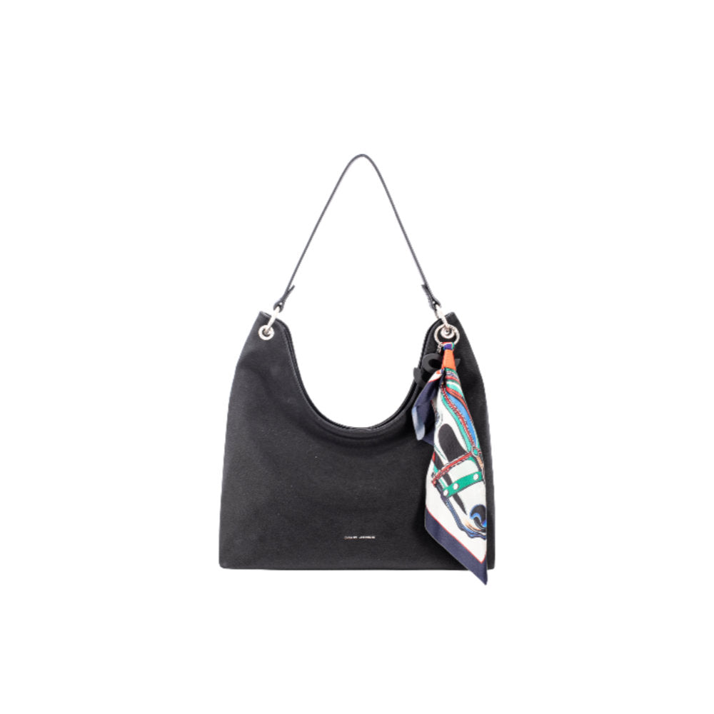 Nova Leathers - Slouchy Hobo Bag - Cm8528 Black