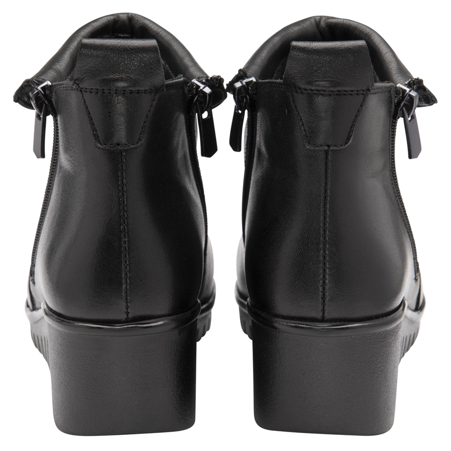 Lotus - Cordelia - Black Leather  - Boots