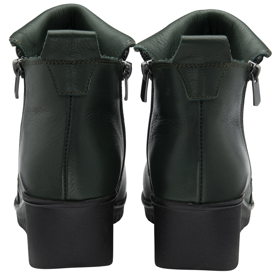 Lotus - Cordelia - Green Leather  - Boots