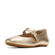 FitFlop - Delicato Leather Mary Ballerina - Platino - Shoes