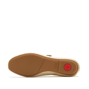 FitFlop - Delicato Leather Mary Ballerina - Platino - Shoes