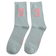 Miss Sparrow - DS015 - Glitter Statement Socks Seize The Day - Multi