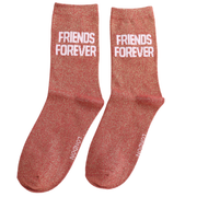 Miss Sparrow - DS036 - Glitter Statement Socks Friends Forever - Multi