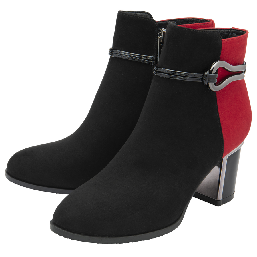 Lotus - Ebony - Red/Black  - Boots