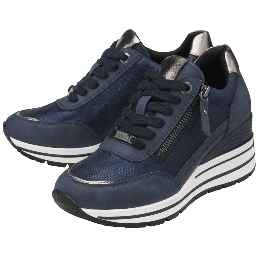 Lotus - Electra - Navy - Shoes