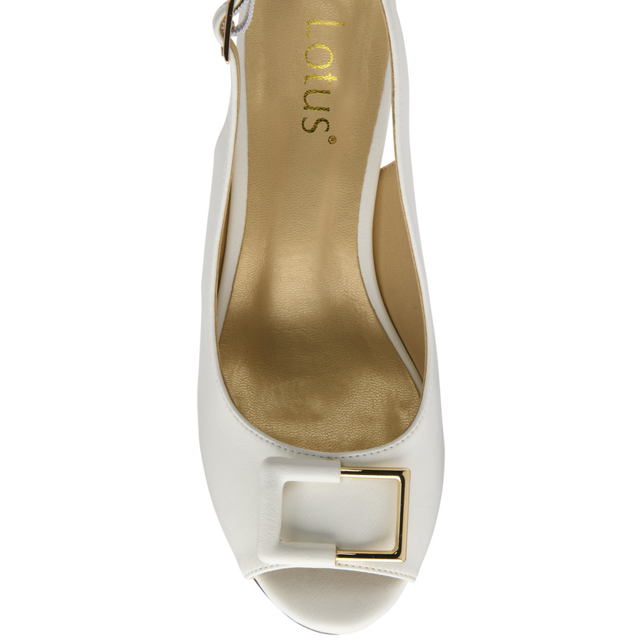 Lotus - Elena - White - Sandals