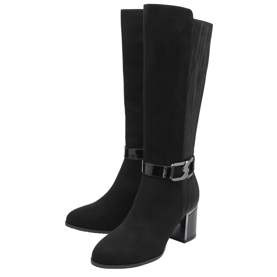 Lotus - Elsa - Black  - Boots