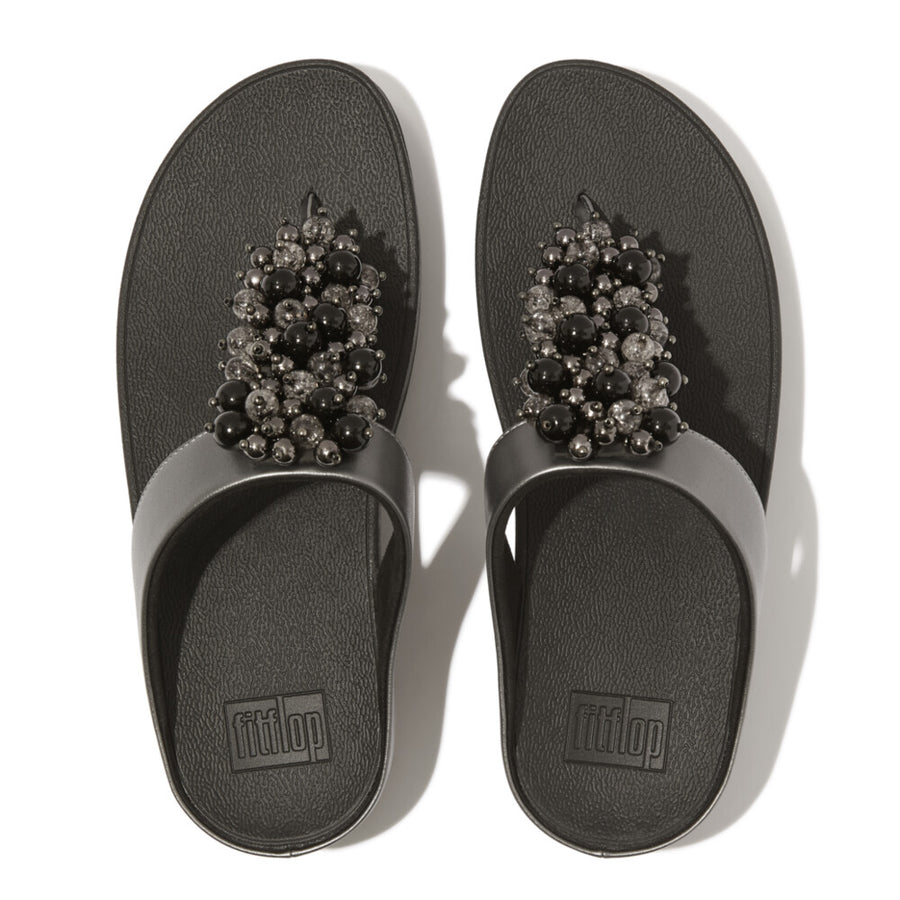 FitFlop - Fino Bauble Bead - Pewter - Sandals