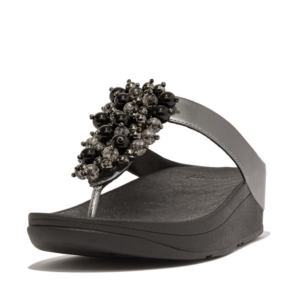 FitFlop - Fino Bauble Bead - Pewter - Sandals