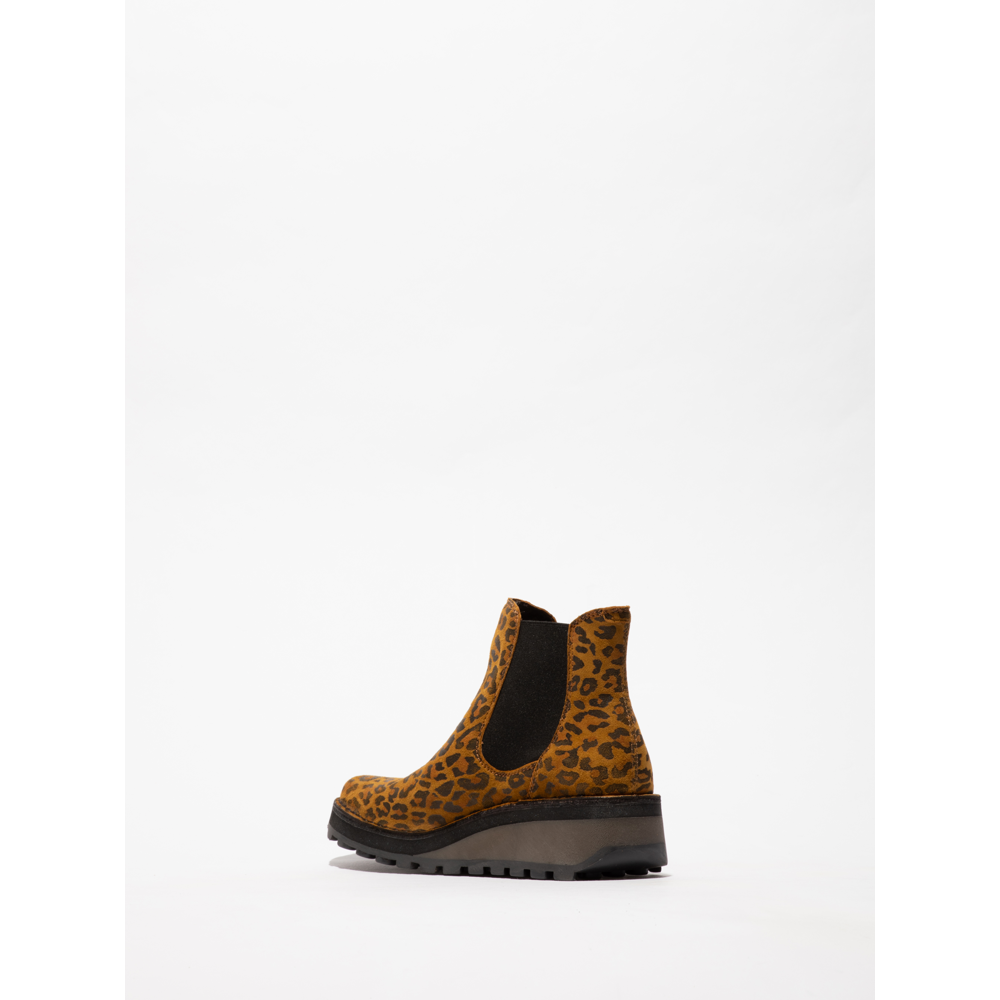 Fly London - HUUD148FLY - Cheetah-Tan - Boots