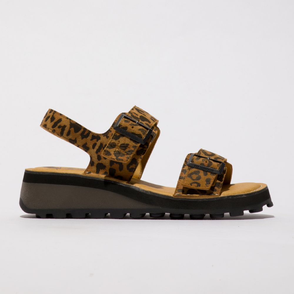 Fly London - HEIF558FLY - Cheetah - Tan - Sandals