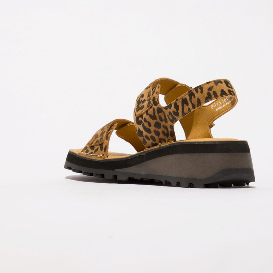 Fly London - HEIF558FLY - Cheetah - Tan - Sandals