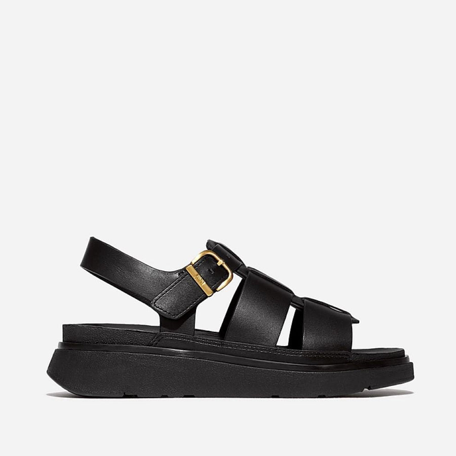 FitFlop - Gen-Ff Leather Fisherman - All Black - Sandals