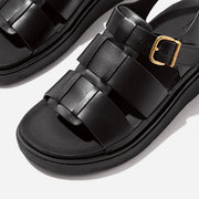 FitFlop - Gen-Ff Leather Fisherman - All Black - Sandals