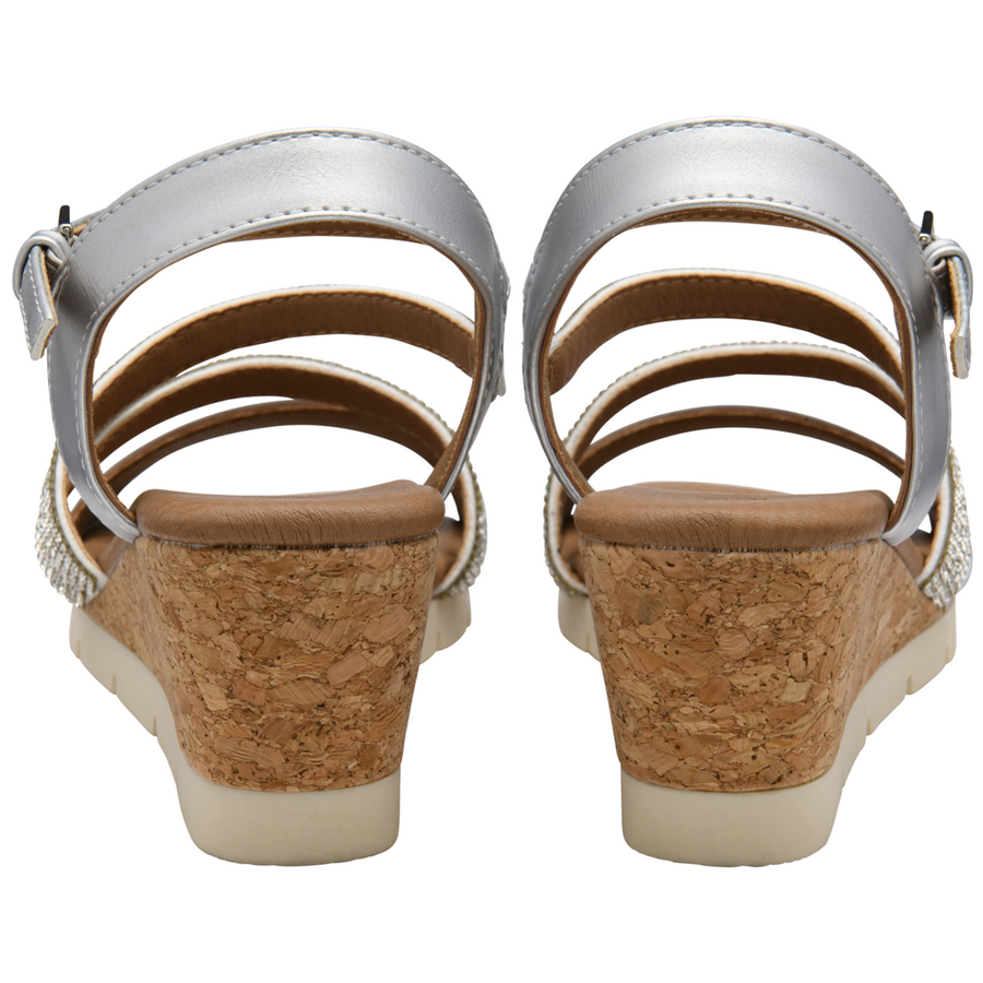 Lotus - Goldi - Silver - Sandals