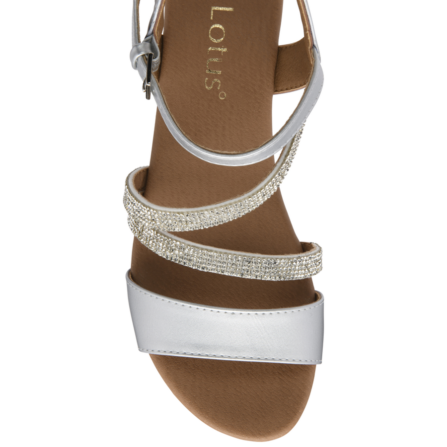 Lotus - Goldi - Silver - Sandals