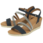 Lotus - Goldi - Navy - Sandals