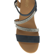 Lotus - Goldi - Navy - Sandals