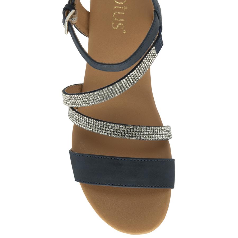 Lotus - Goldi - Navy - Sandals