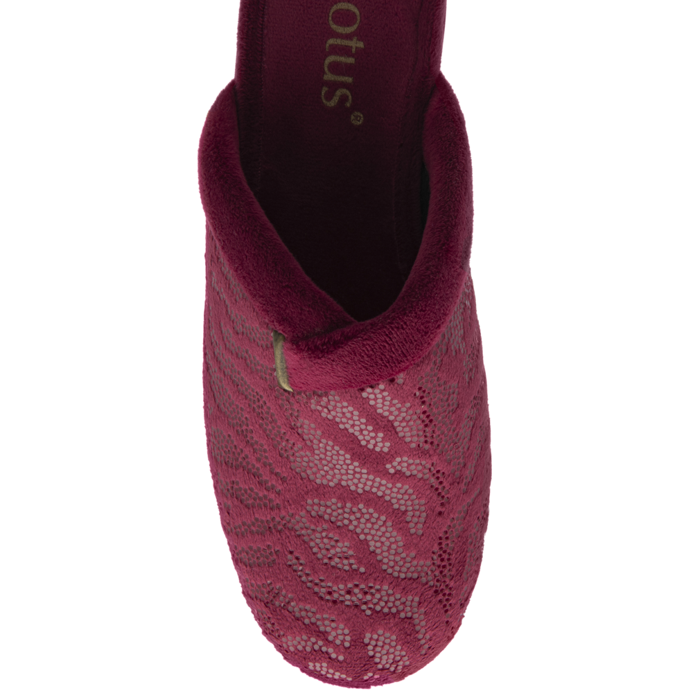 Lotus - Gracia - Bordo  - Slippers