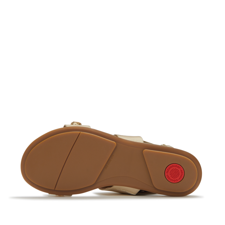 FitFlop - Gracie Ultra-Jewel Leather Back-Strap  - Platino - Sandals