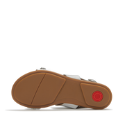 FitFlop - Gracie Ultra-Jewel Leather Back-Strap - Silver - Sandals