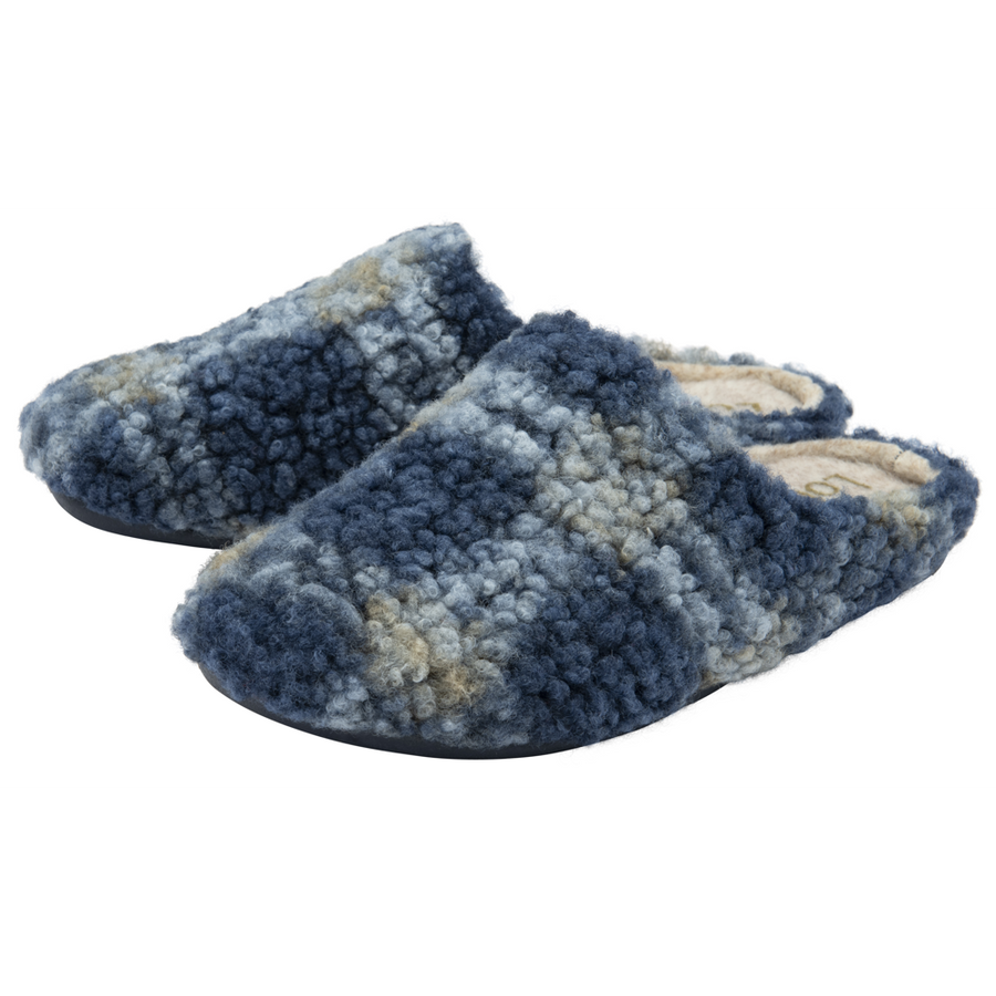 Lotus - Isadora - Navy  - Slippers