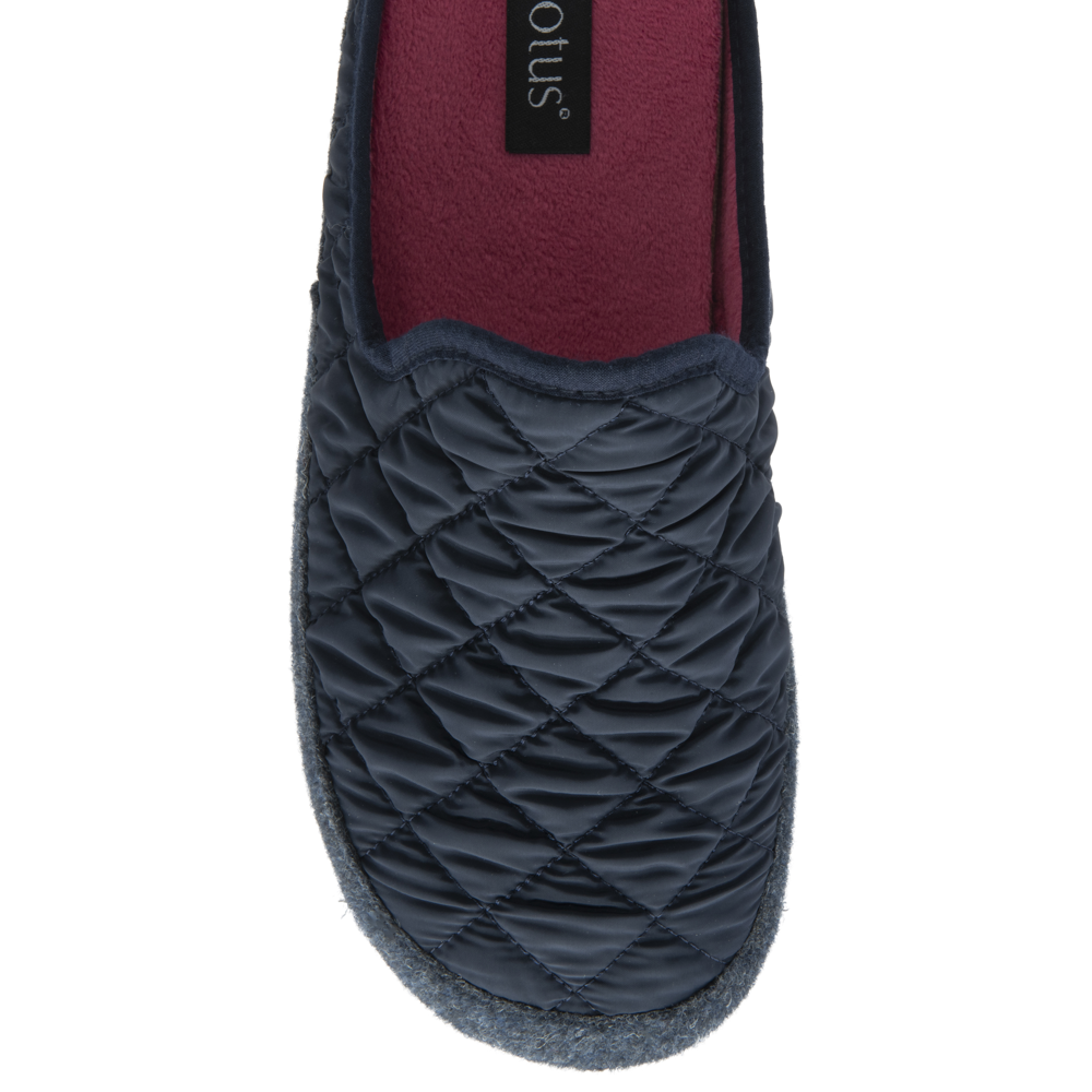 Lotus - Jimena - Navy  - Slippers