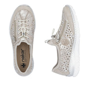 Rieker - L32P6-90 - Ice/Rose-Metallic/Perlcloud - Shoes
