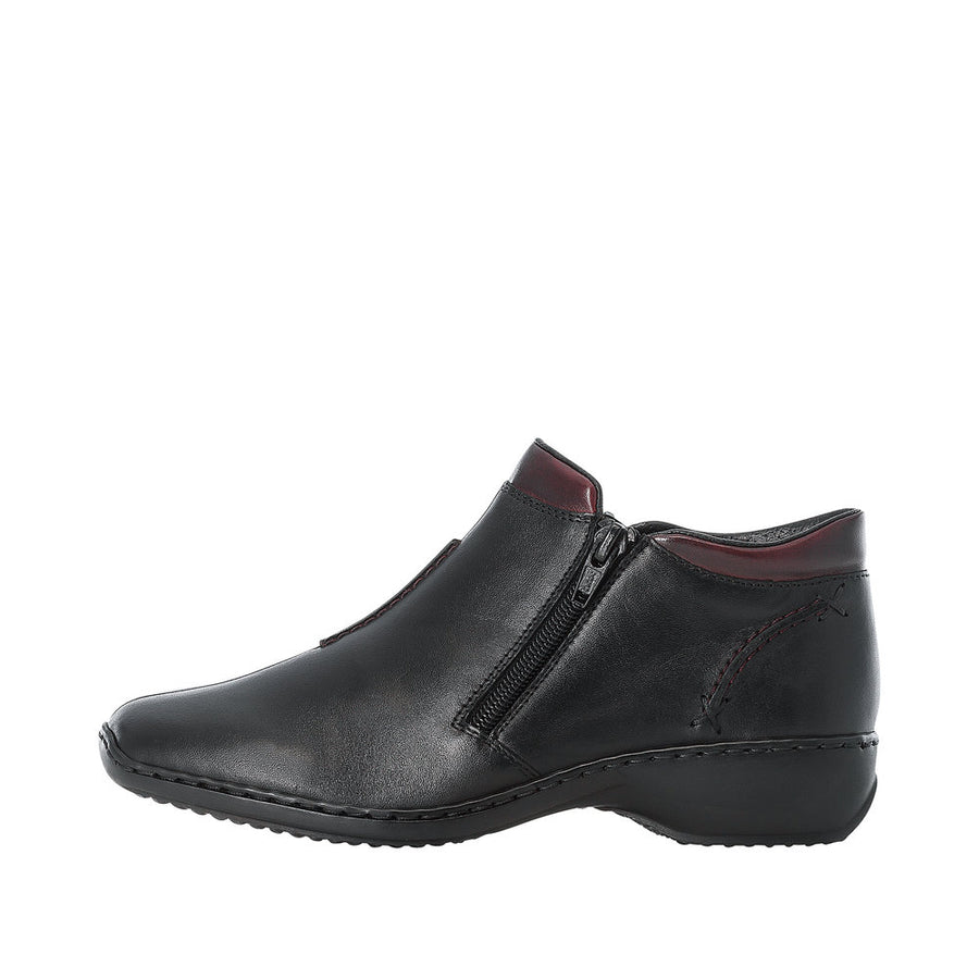 Rieker - L3882-00 - Black/Burgundy - Boots