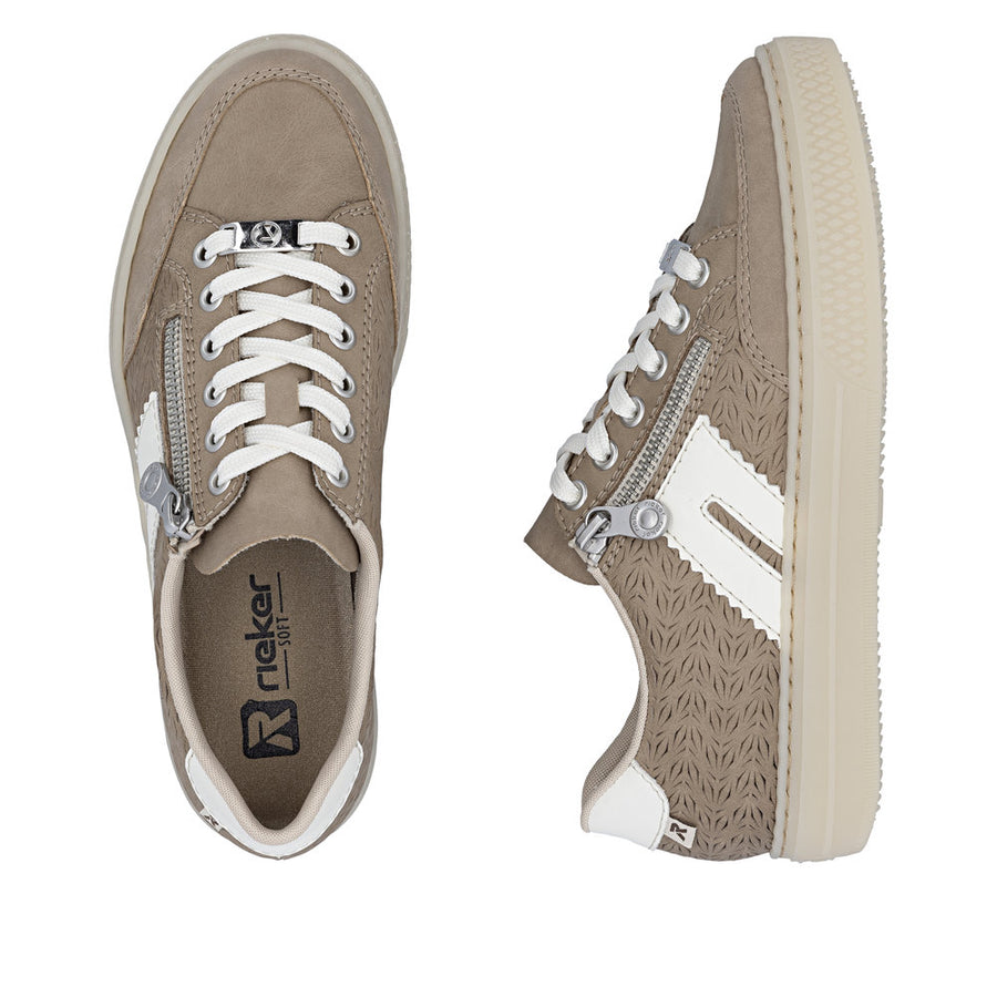 Rieker - L5903-20 - Camel/Offwhite - Shoes