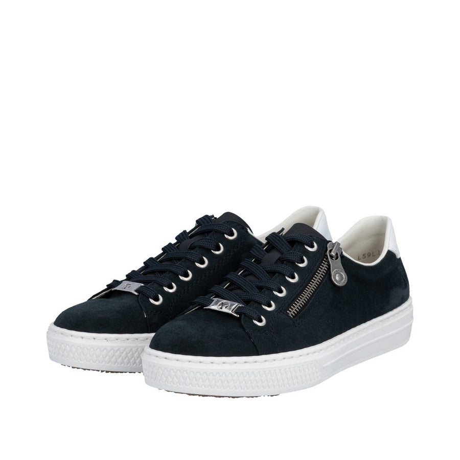 Rieker - L59L1-15 - Pazifik/Weiss/Pazifik - Shoes