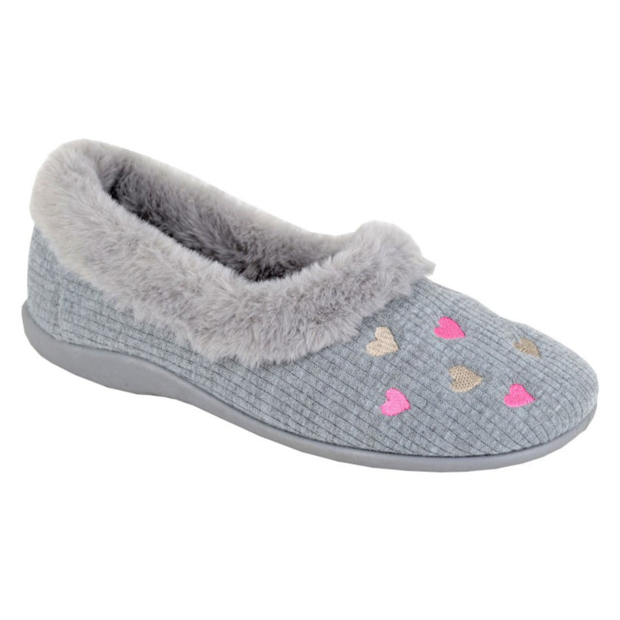 Sleepers Daisy Grey Slipper LS172F