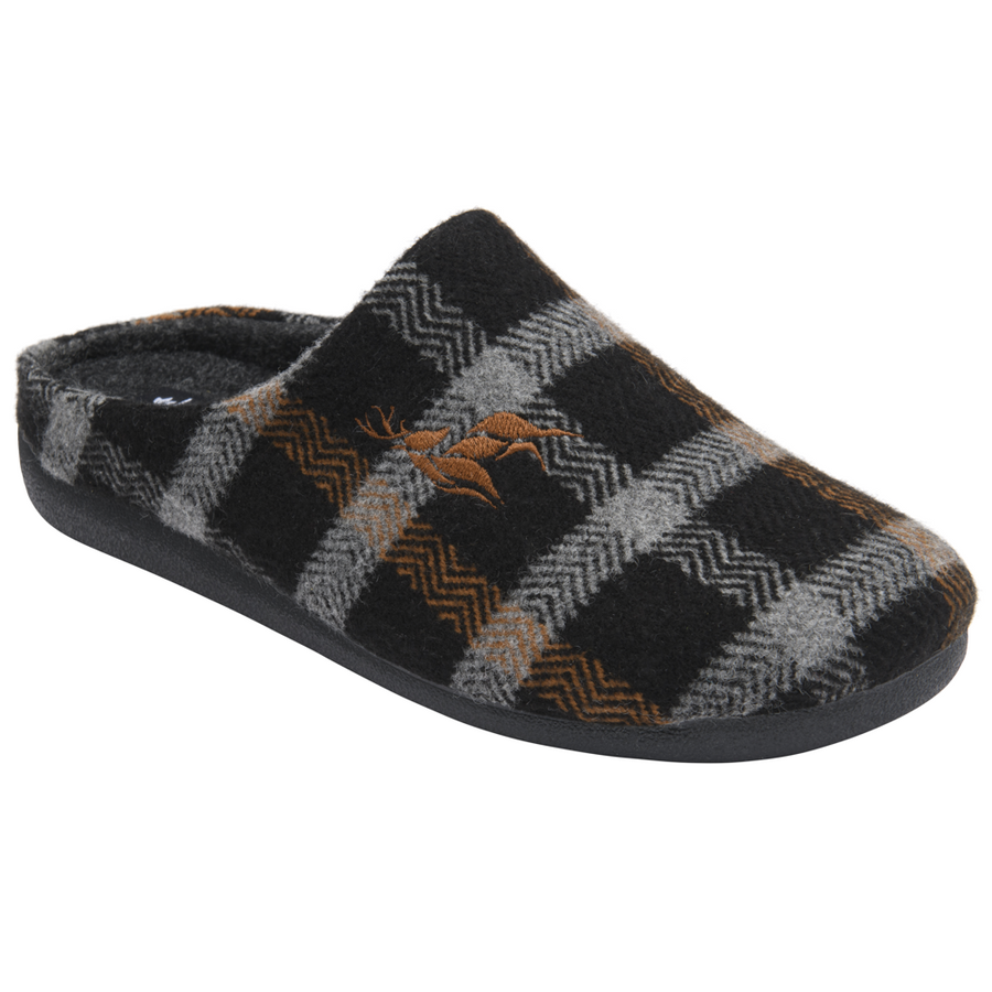 Lotus - Luis - UMH062BB - Black - Slippers