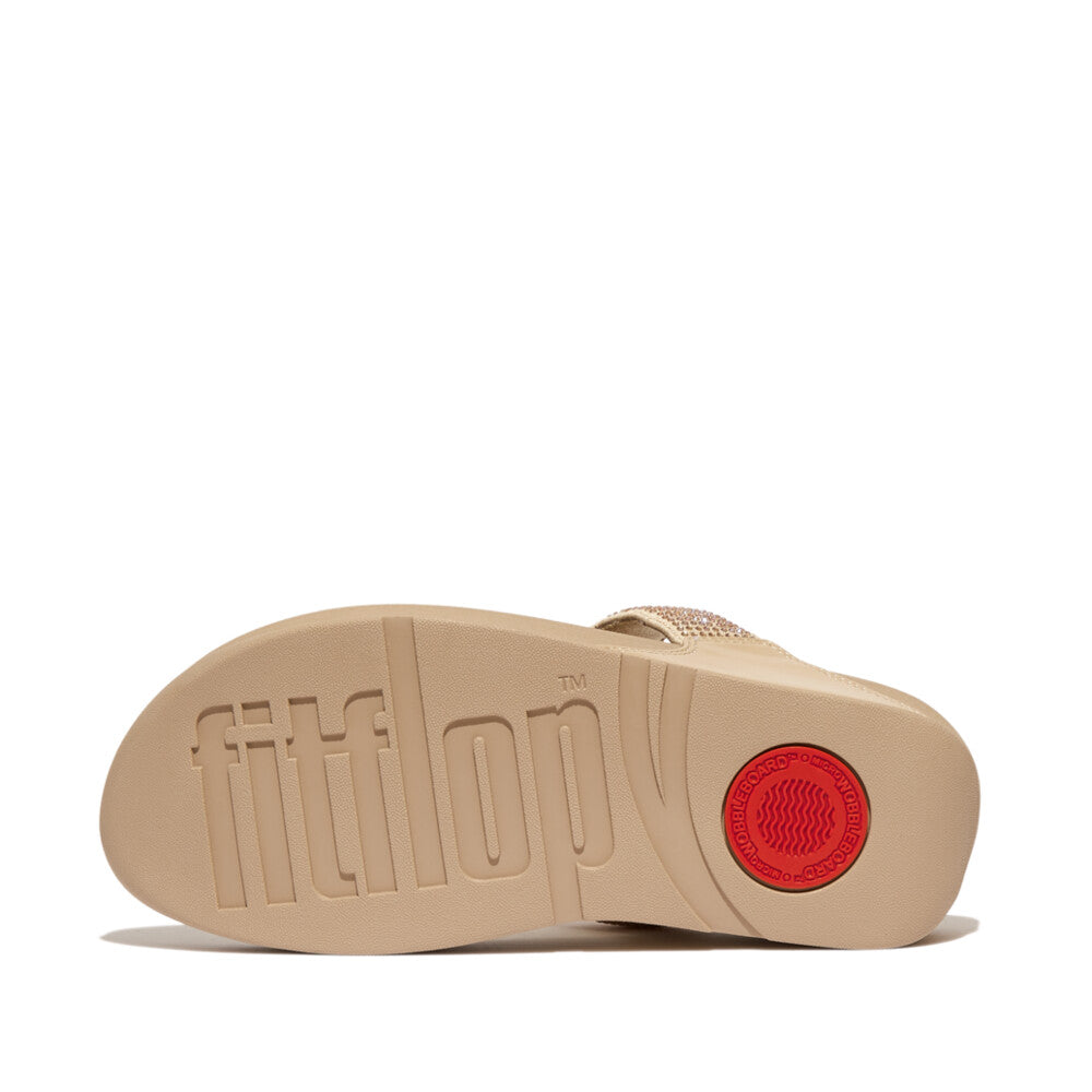 FitFlop - Lulu Embellished - Latte Beige - Sandals – Gibbs Shoes