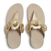 FitFlop - Lulu Flower Toe-Post - Platino - Sandals