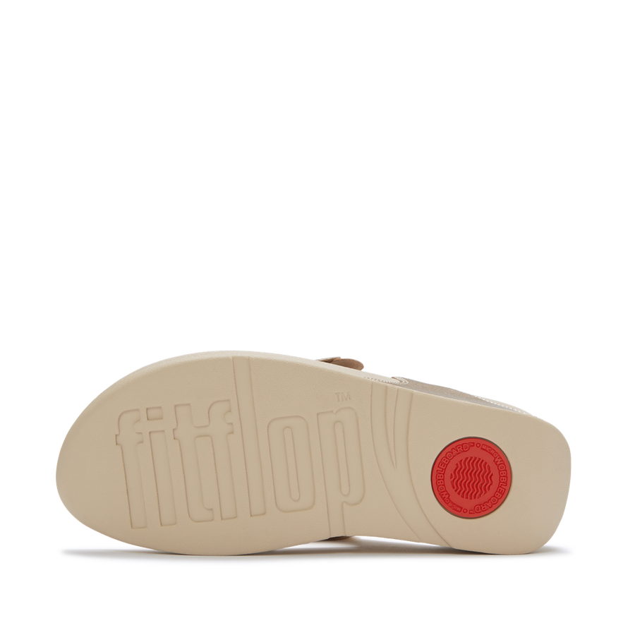 FitFlop - Lulu Flower Toe-Post - Platino - Sandals