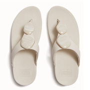 FitFlop - Lulu Marbled-Stone Toe- Post - Paris Beige - Sandals