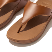 FitFlop - Lulu Leather Toepost - Light Tan - Sandals